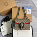 Gucci ‎‎421970 Dionysus GG Supreme mini bag red