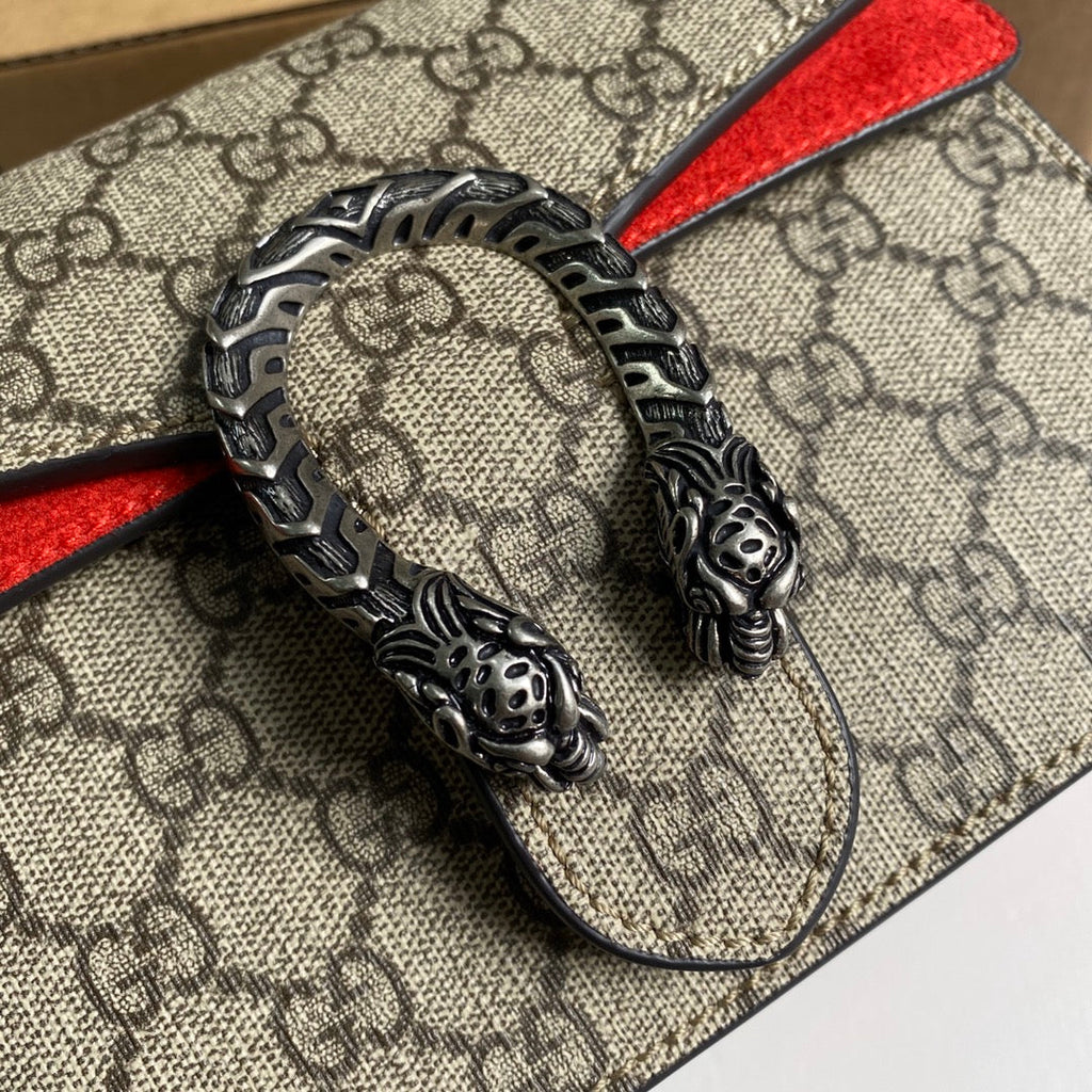 Gucci ‎‎421970 Dionysus GG Supreme mini bag red