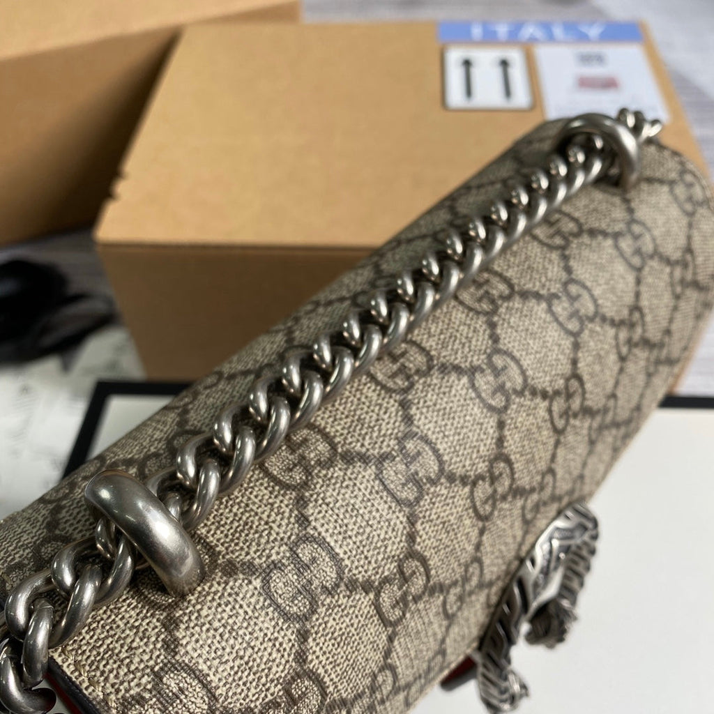 Gucci ‎‎421970 Dionysus GG Supreme mini bag red