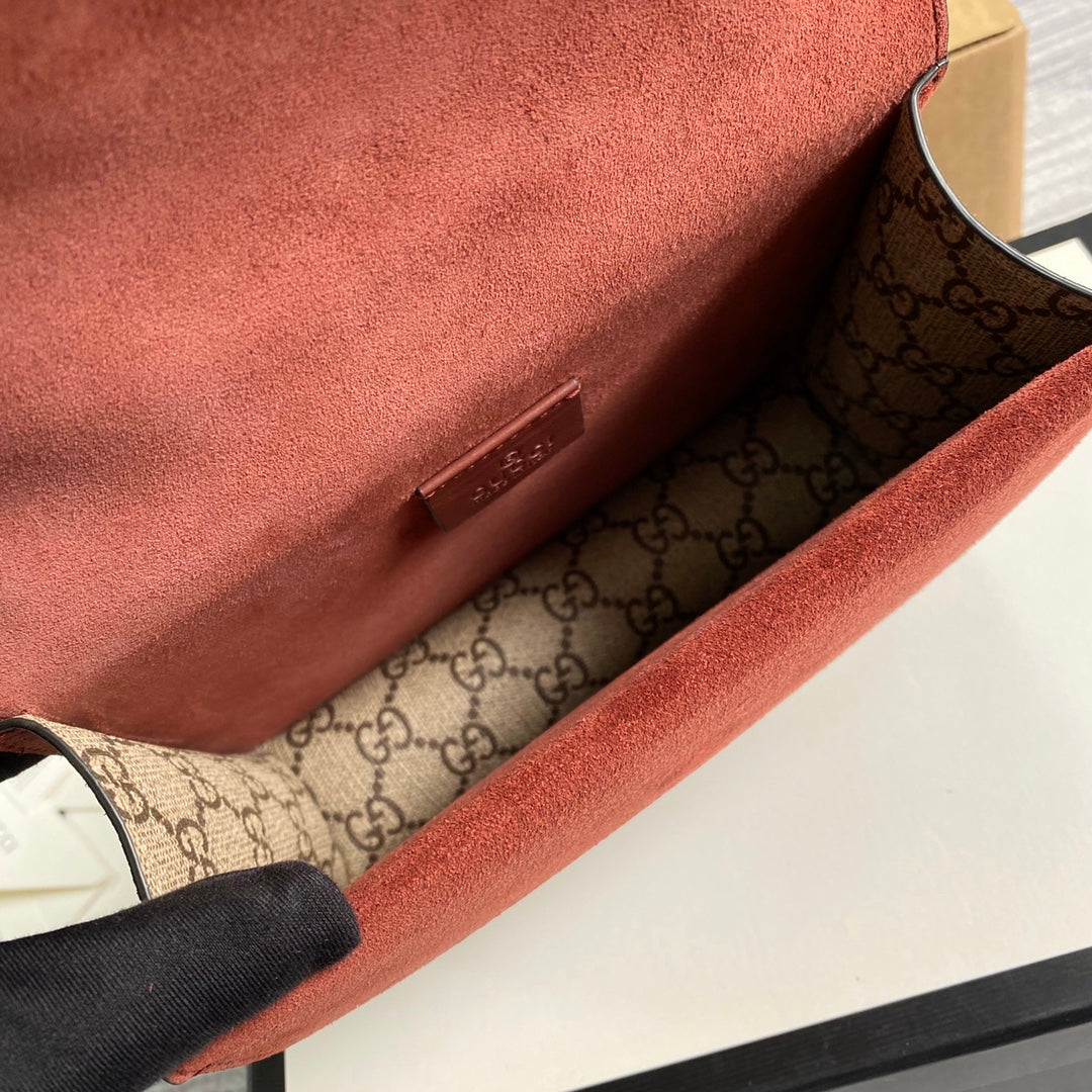 Gucci ‎‎421970 Dionysus GG Supreme mini bag flower wine red