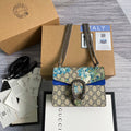Gucci ‎‎421970 Dionysus GG Supreme mini bag flower blue