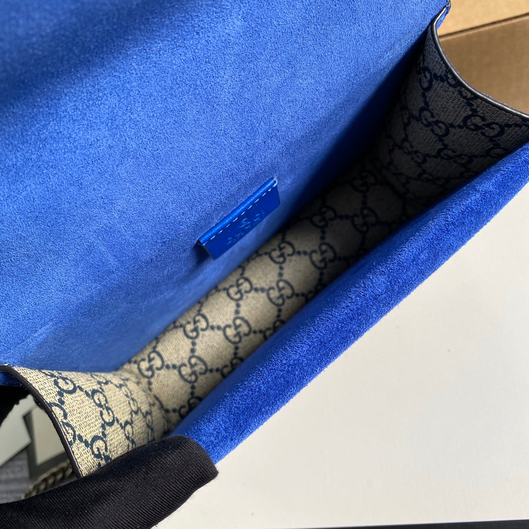 Gucci ‎‎421970 Dionysus GG Supreme mini bag flower blue