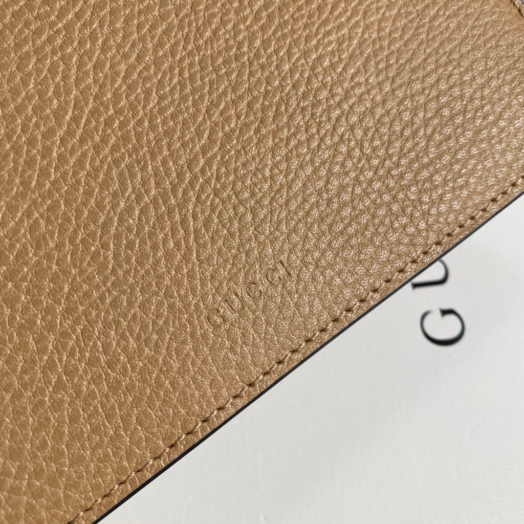 Gucci ‎‎421970 Dionysus leather mini bag apricot leather
