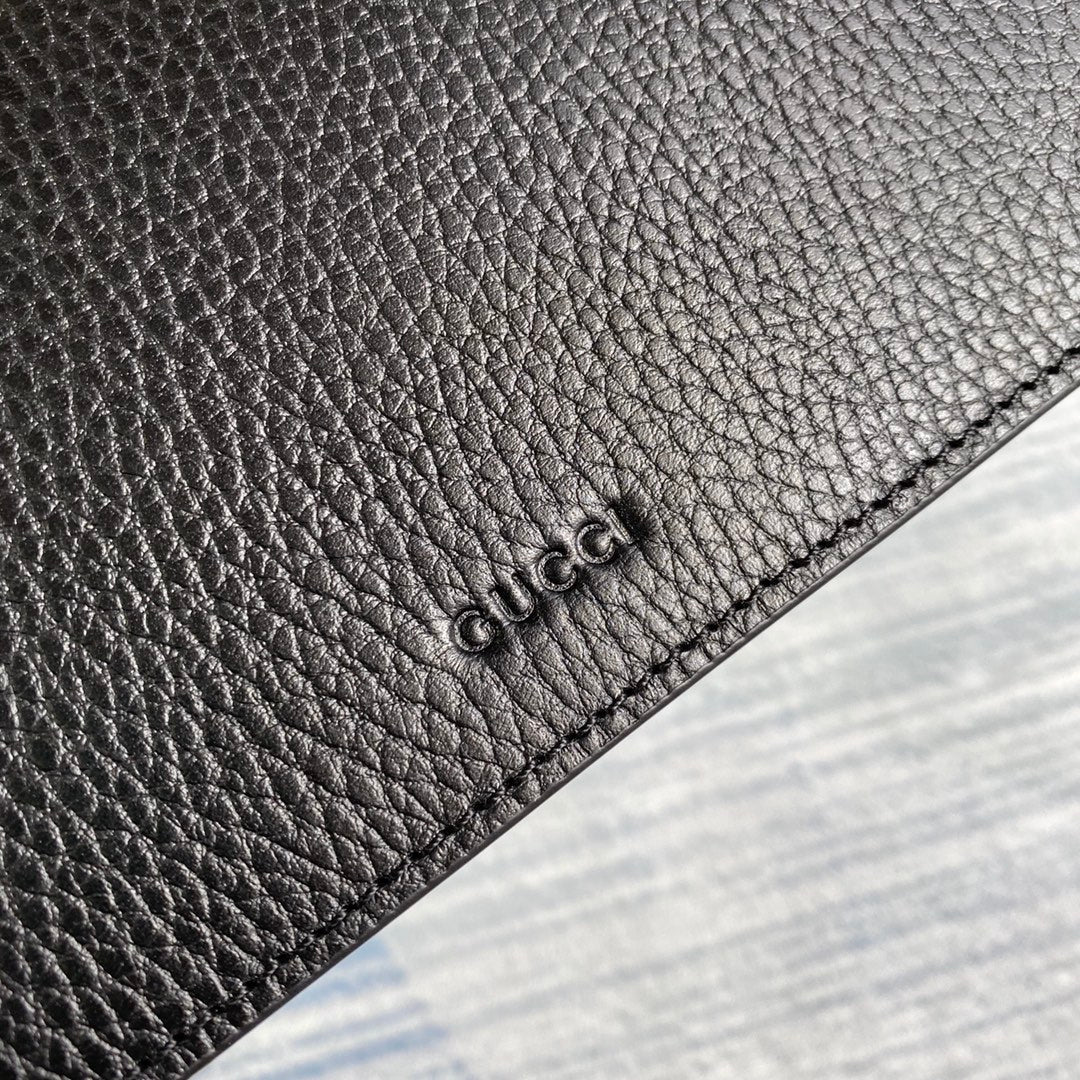 Gucci ‎‎421970 Dionysus leather mini bag black leather