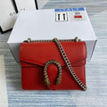Gucci ‎‎421970 Dionysus leather mini bag red leather