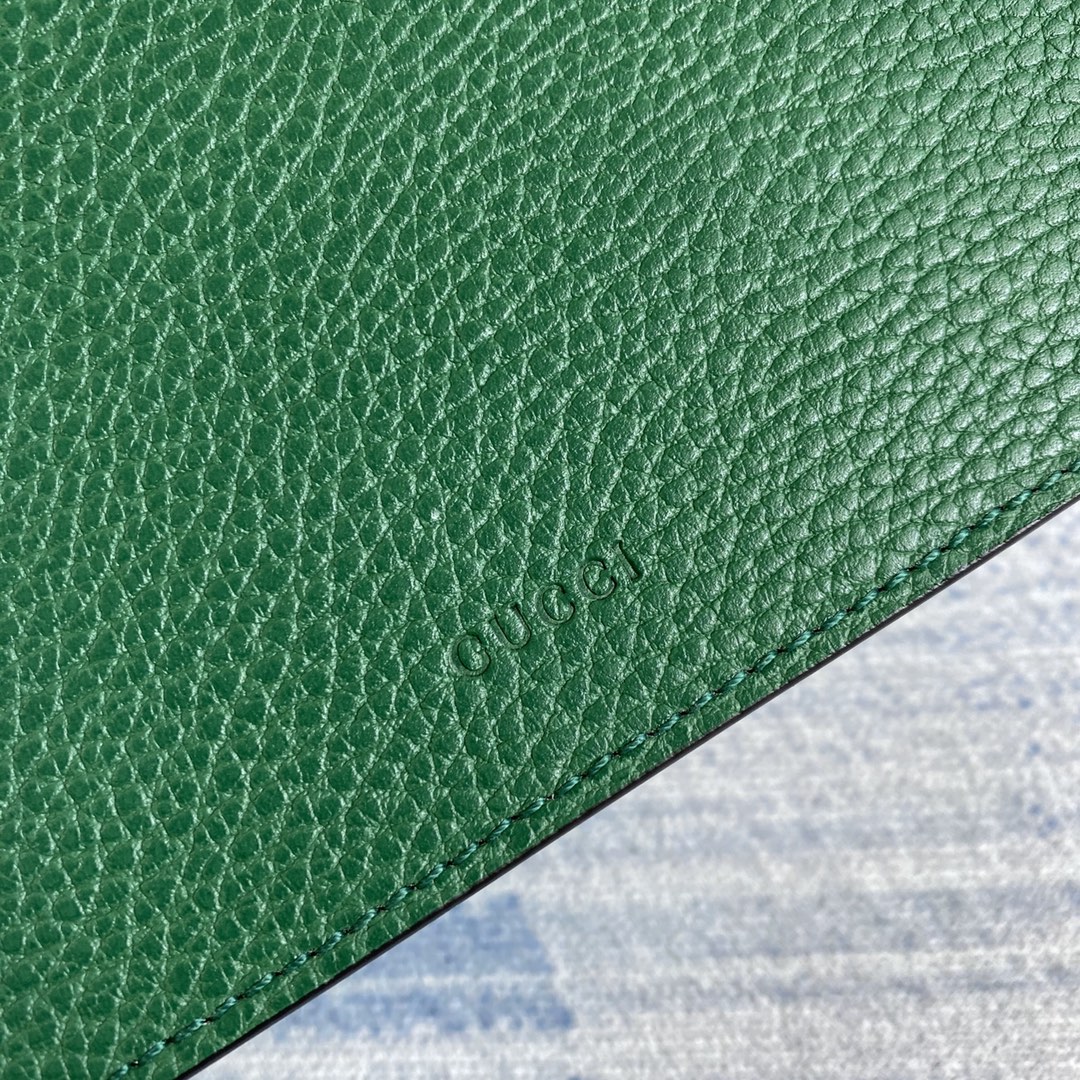 Gucci ‎‎421970 Dionysus leather mini bag green leather