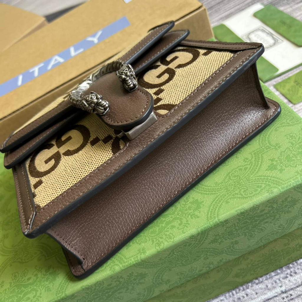 Gucci ‎‎421970 Dionysus mini bag brown GG Supreme canvas