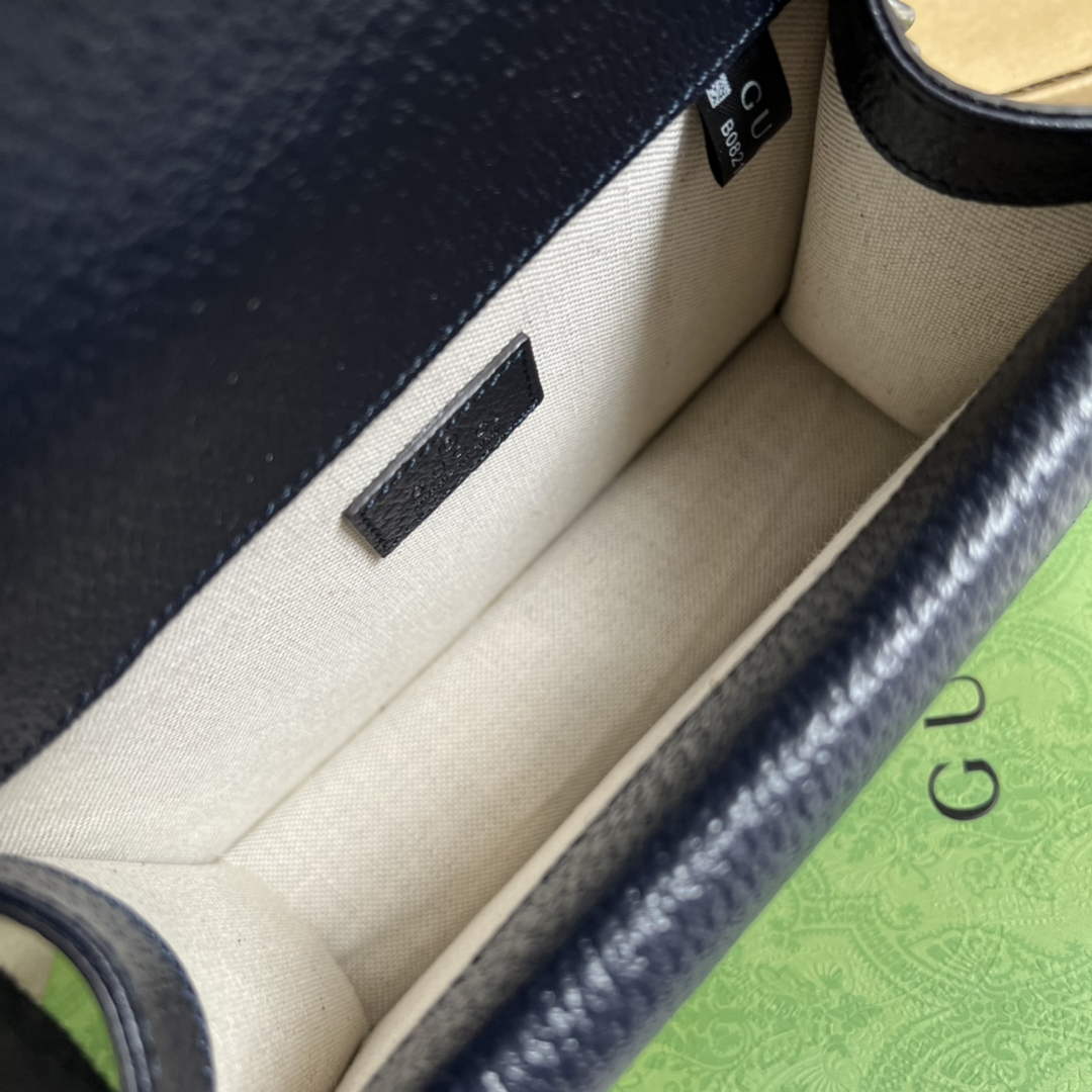 Gucci ‎‎421970 Dionysus mini bag Beige and blue GG Supreme canvas
