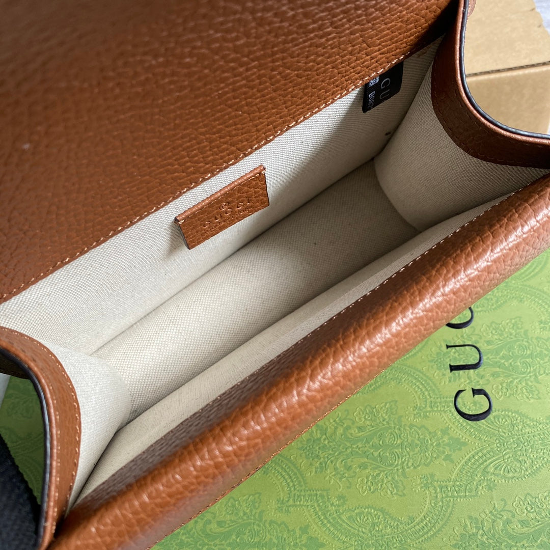 Gucci ‎‎421970 Dionysus mini bag dark blue leather