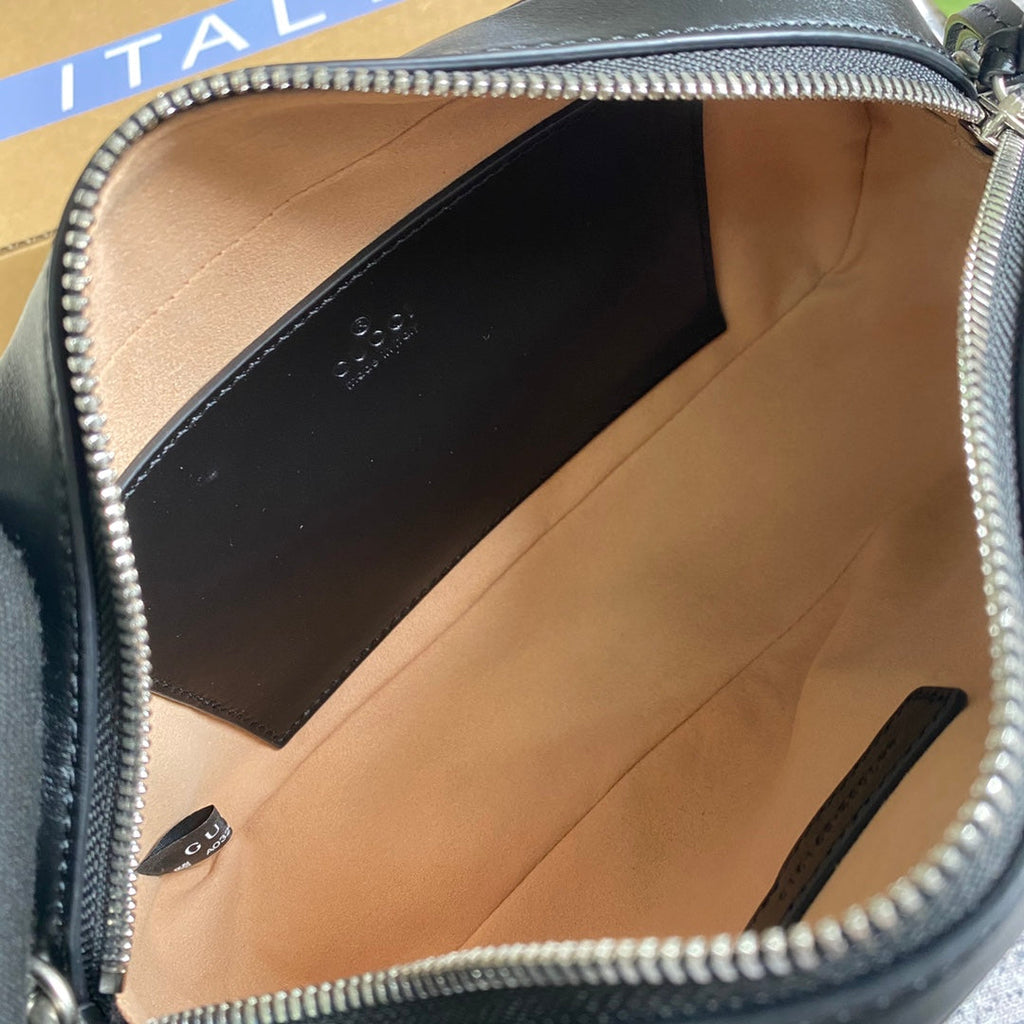 Gucci ‎447632 GG Marmont small shoulder bag Black