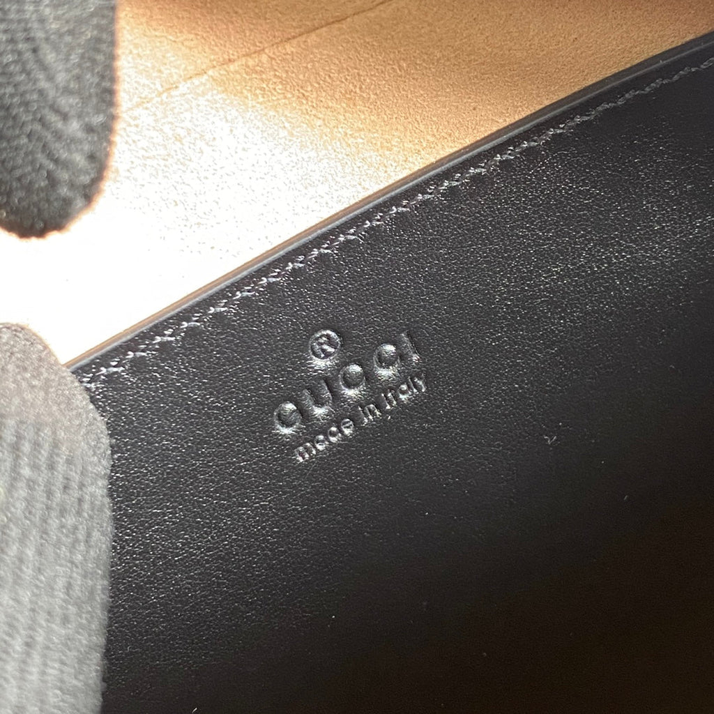 Gucci ‎447632 GG Marmont small shoulder bag Black