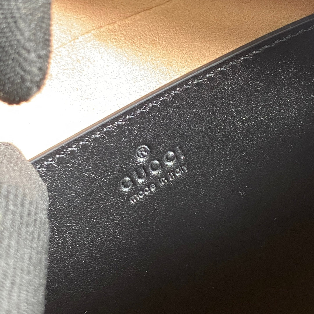 Gucci ‎447632 GG Marmont small shoulder bag Black
