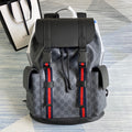 Gucci  ‎495563 GG Black backpack Black grey soft GG Supreme