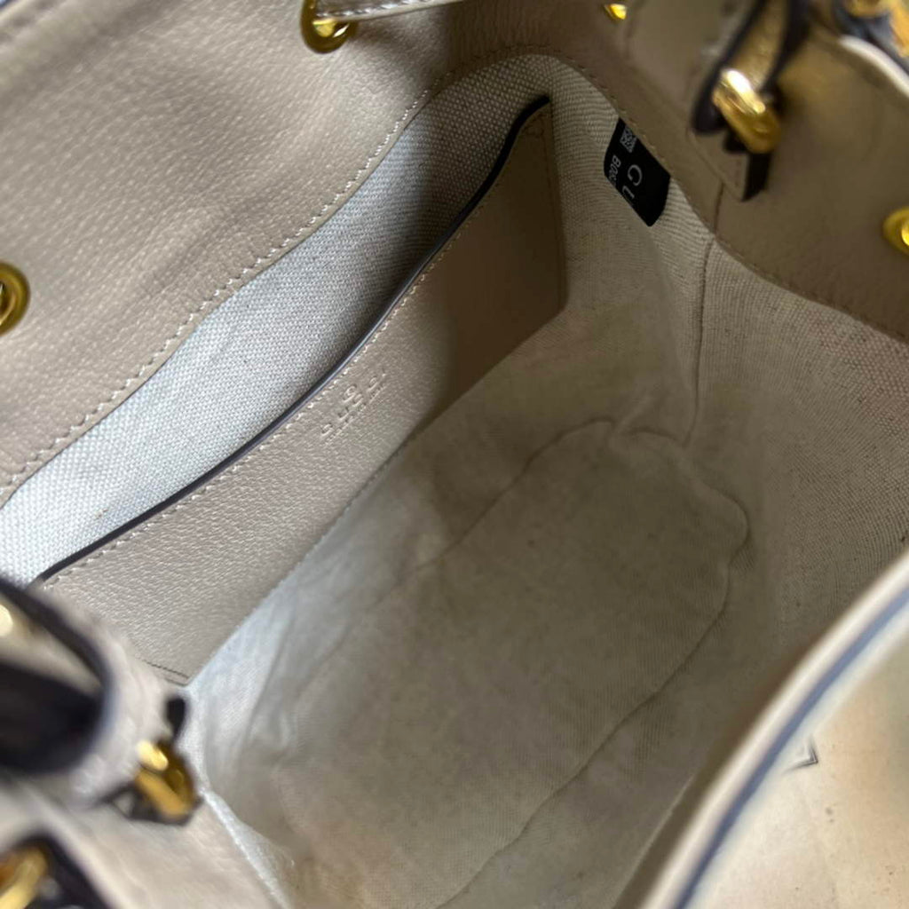Gucci ‎‎‎550621 Ophidia small GG bucket bag beige