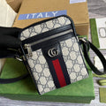Gucci ‎598127 Ophidia GG shoulder bag Blue leather