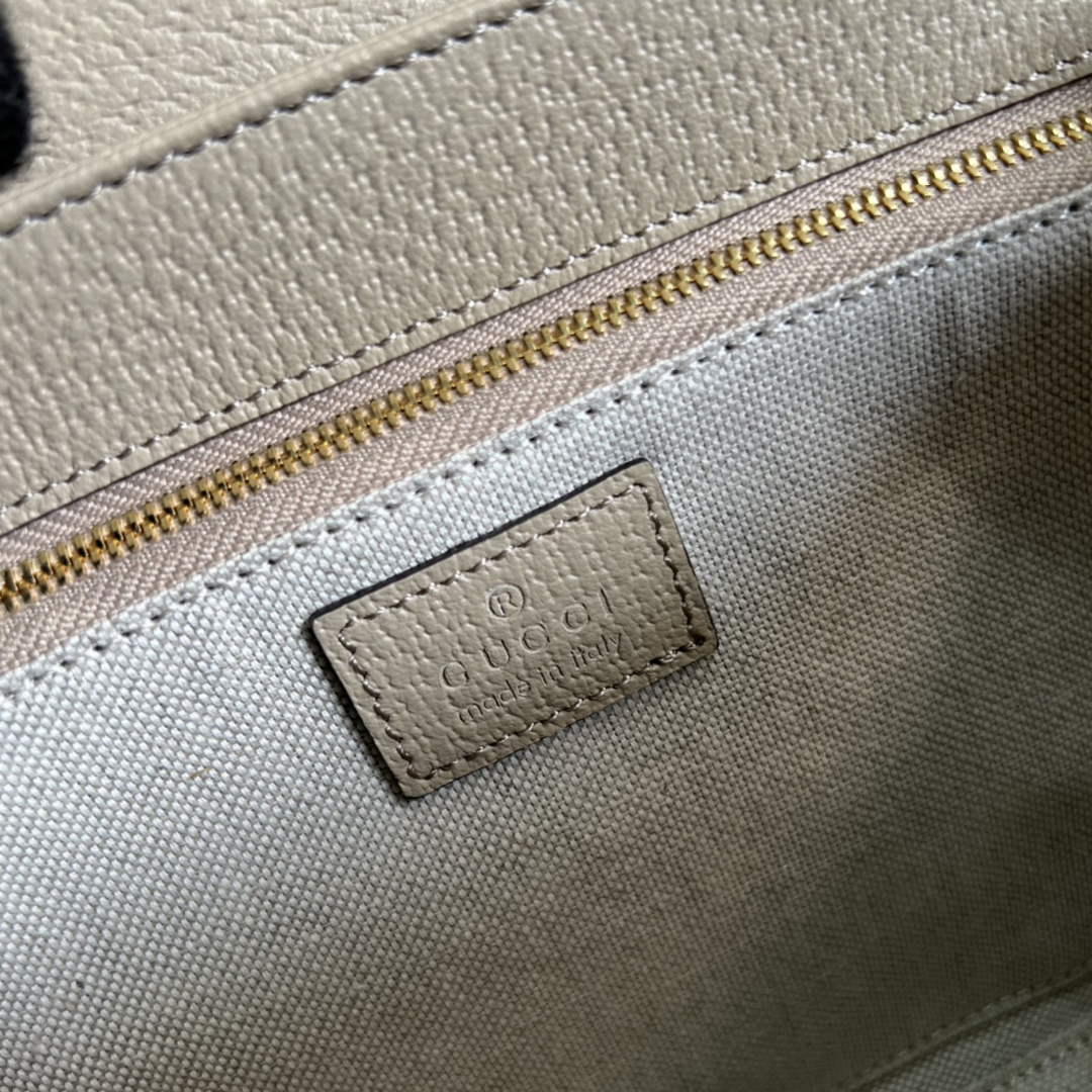 Gucci 602204 Horsebit 1955 shoulder bag beige with beige leather