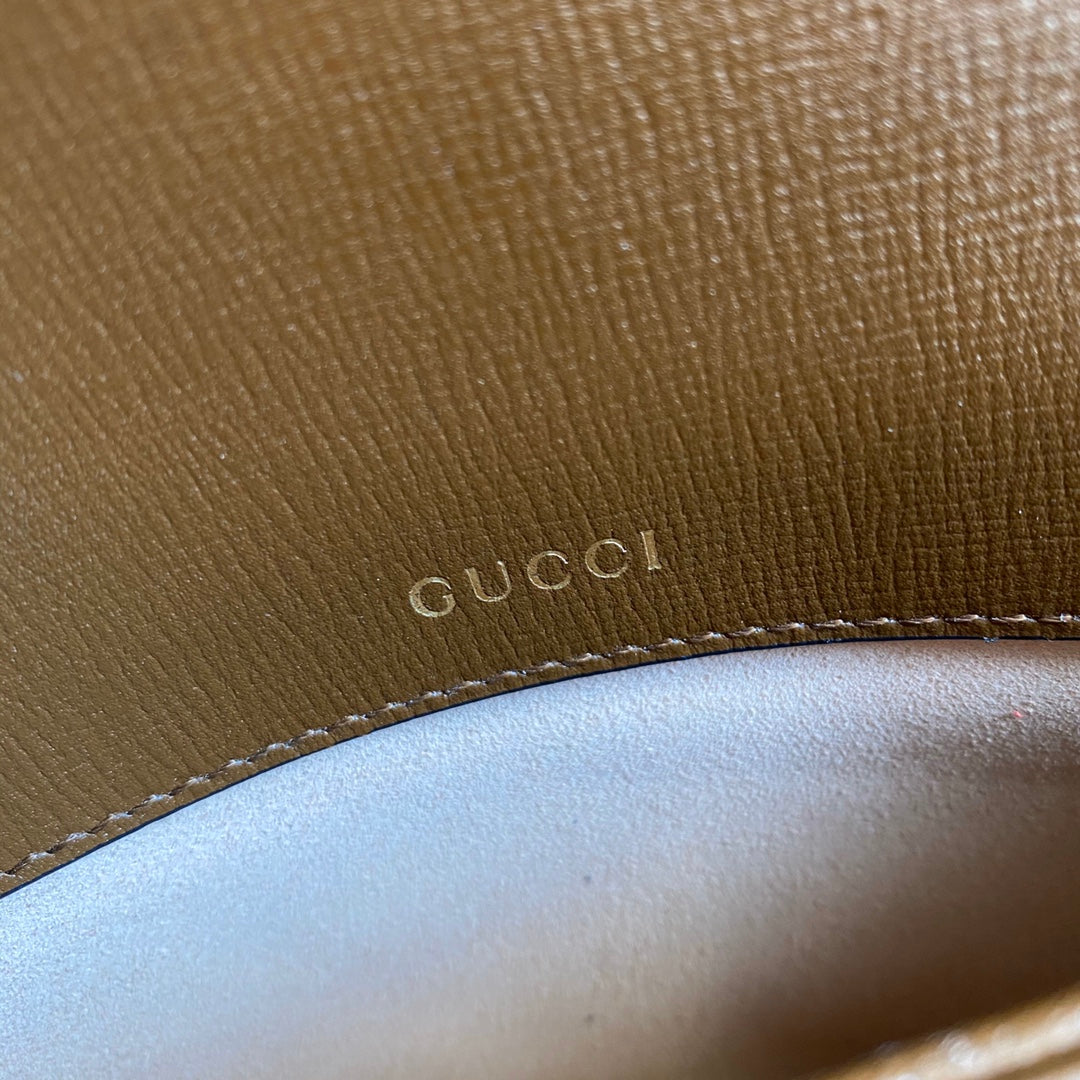 Gucci 602204 Horsebit 1955 shoulder bag Brown leather