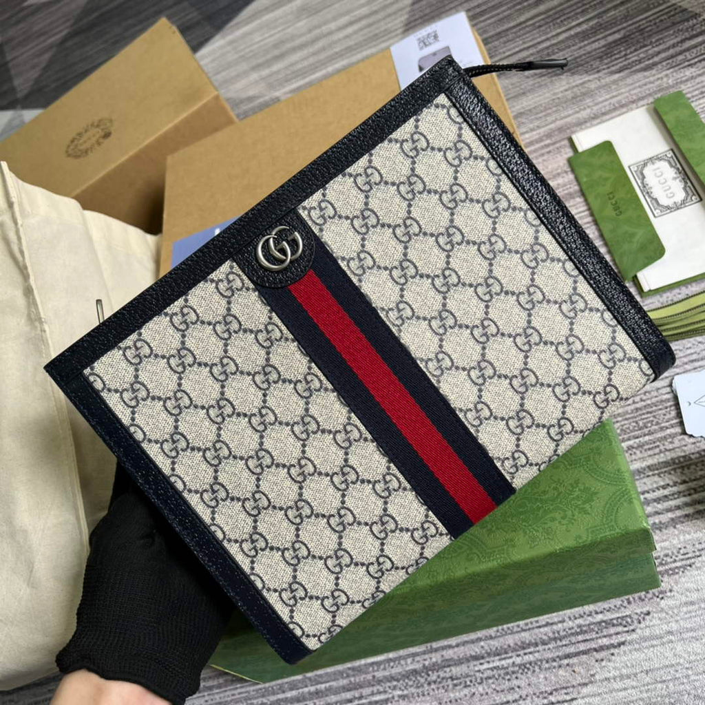 Gucci 625549 Ophidia pouch Blue
