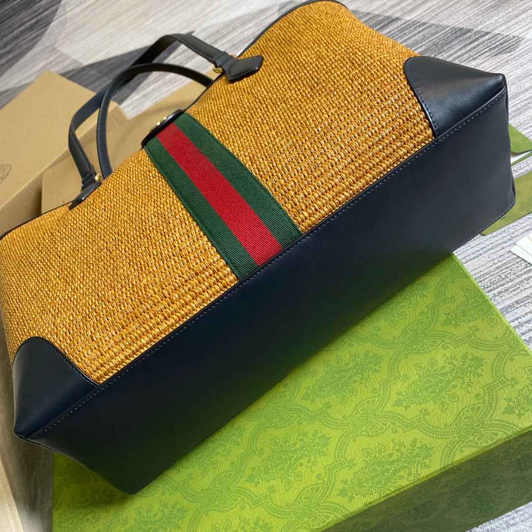 Gucci ‎631685 Ophidia GG medium tote Brown Supreme canvas