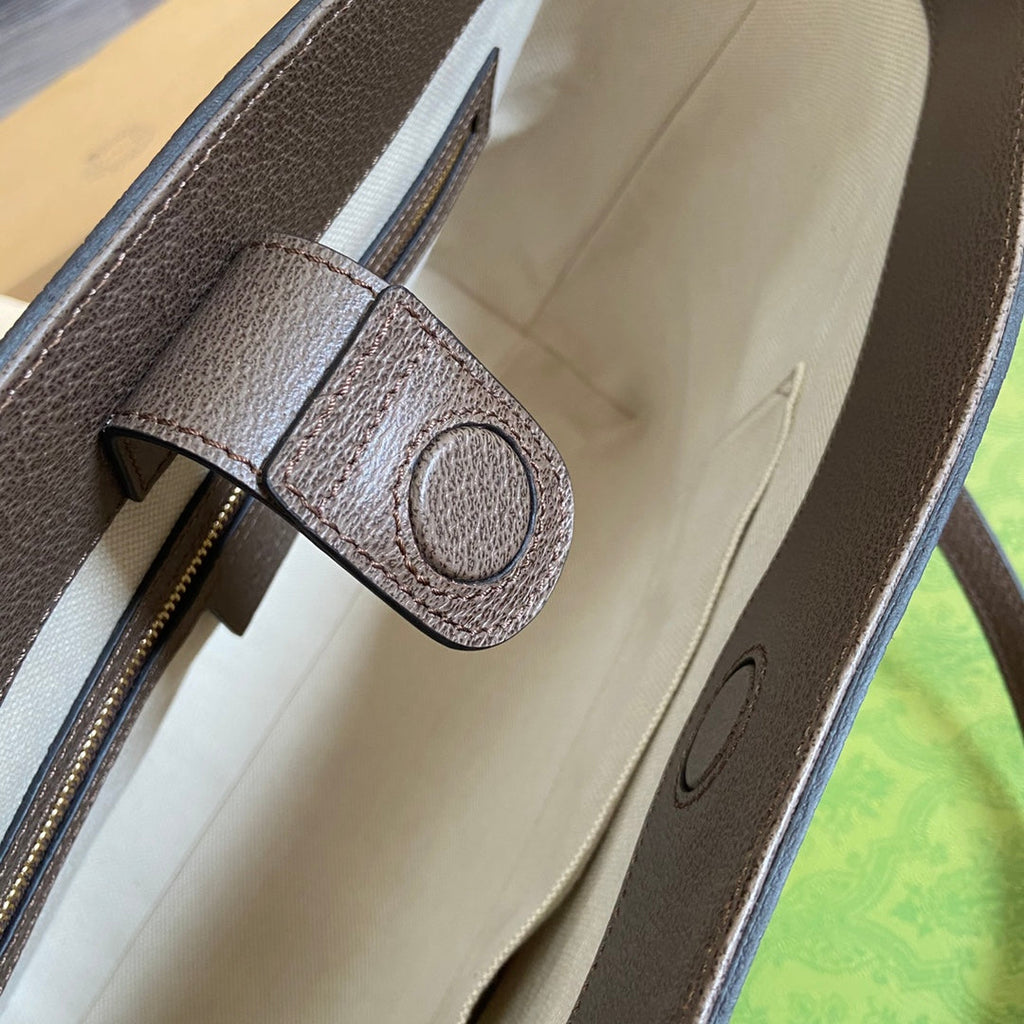 Gucci ‎631685 Ophidia jumbo GG medium tote Camel GG leather