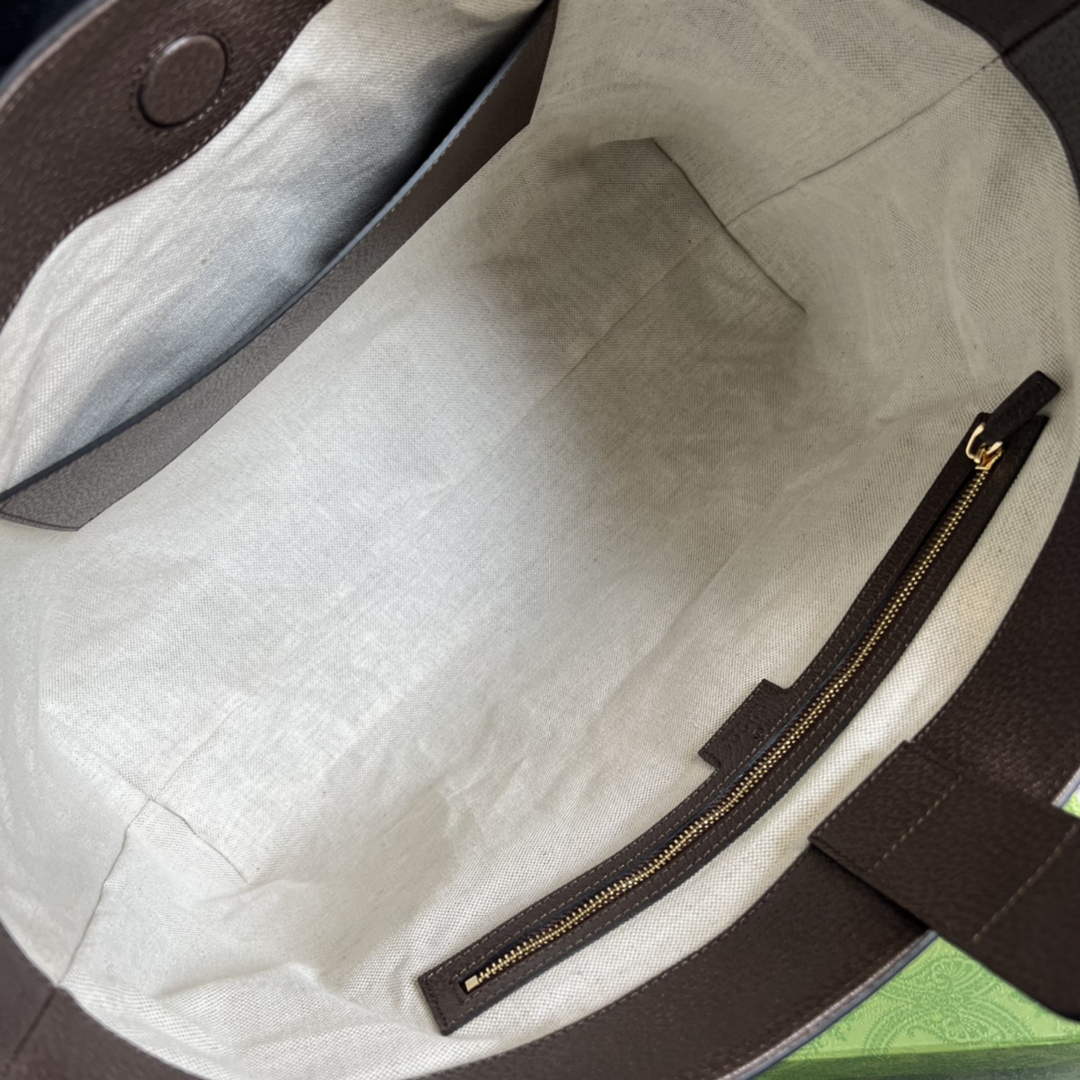 Gucci ‎631685 Ophidia jumbo GG medium tote Camel GG canvas