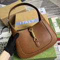 Gucci ‎636709 Jackie 1961 small natural grain bag brown natural grain leather