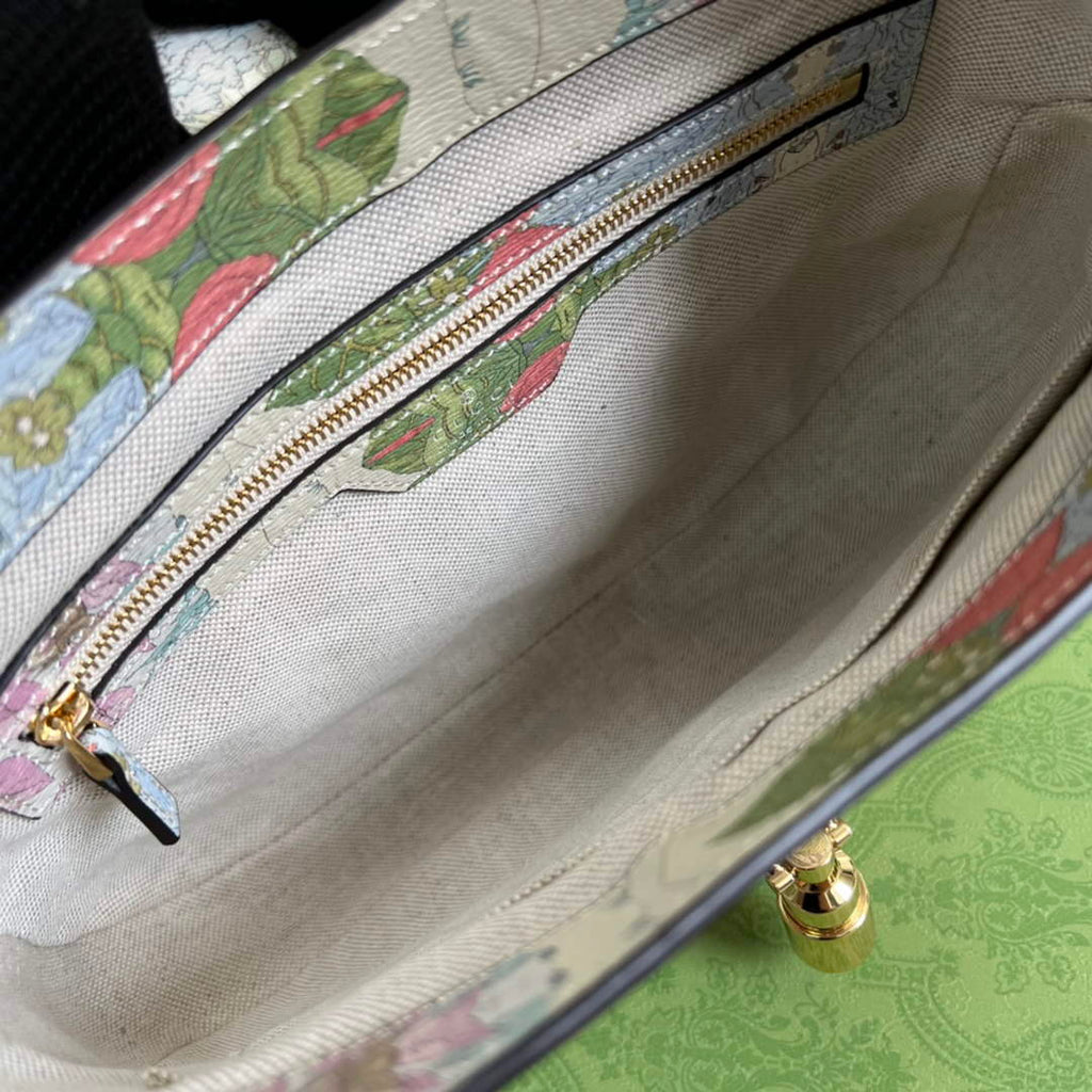 Gucci ‎636709 Jackie 1961 small shoulder bag beige tiger
