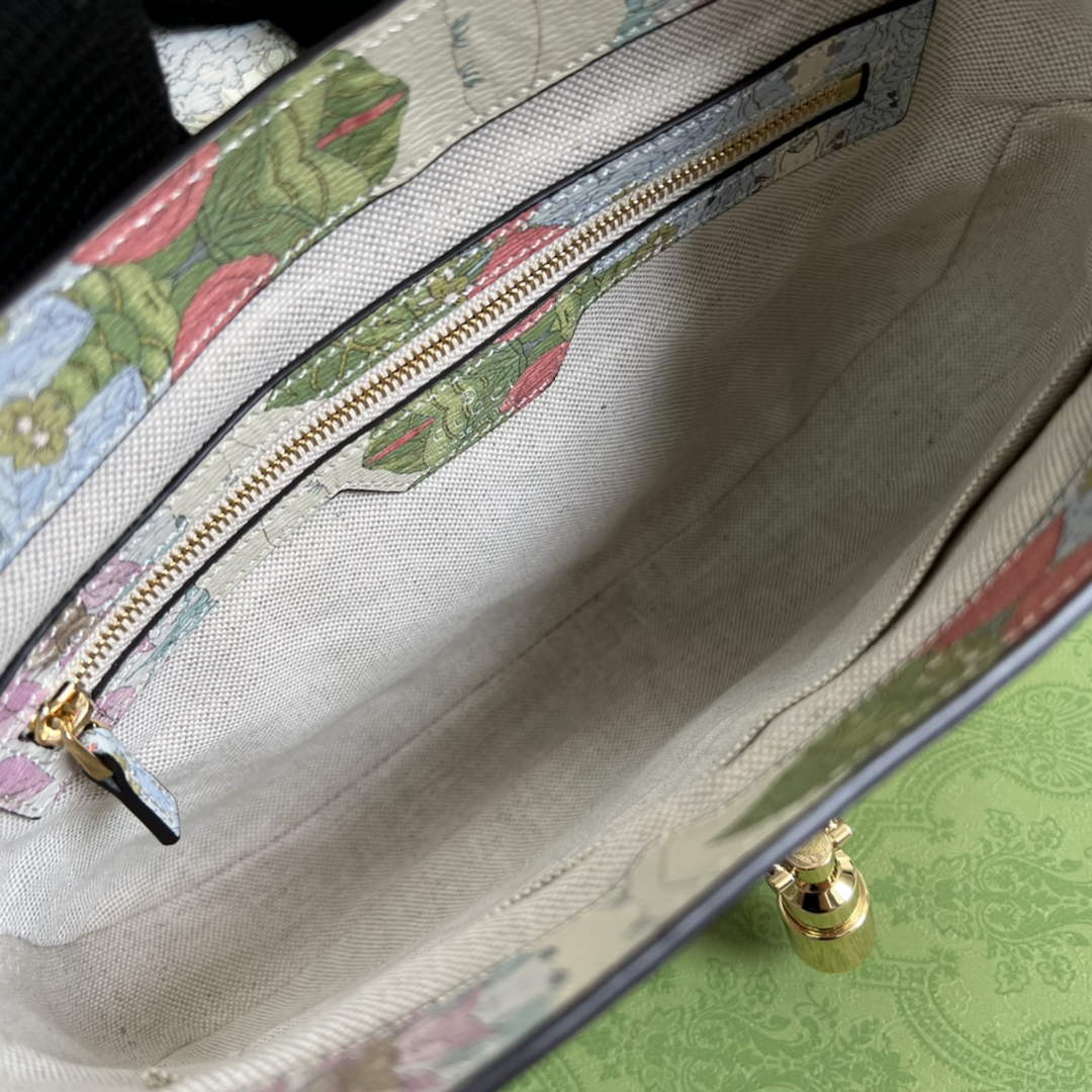 Gucci ‎636709 Jackie 1961 small shoulder bag beige tiger
