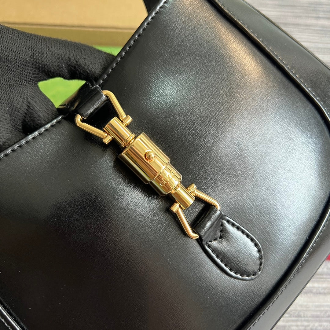 Gucci ‎636709 Jackie 1961 small shoulder bag black leather