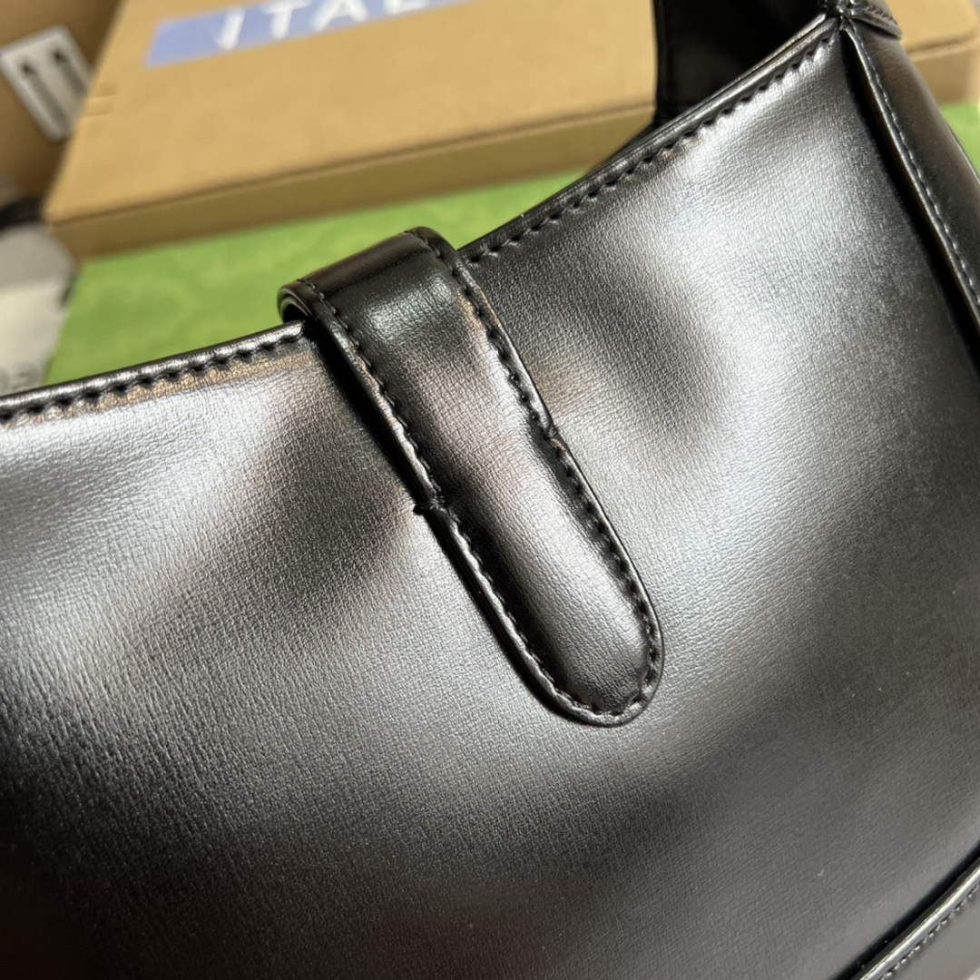 Gucci ‎636709 Jackie 1961 small shoulder bag black leather