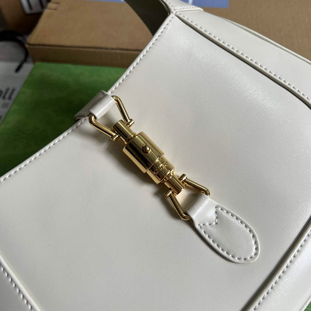 Gucci ‎636709 Jackie 1961 small shoulder bag beige leather
