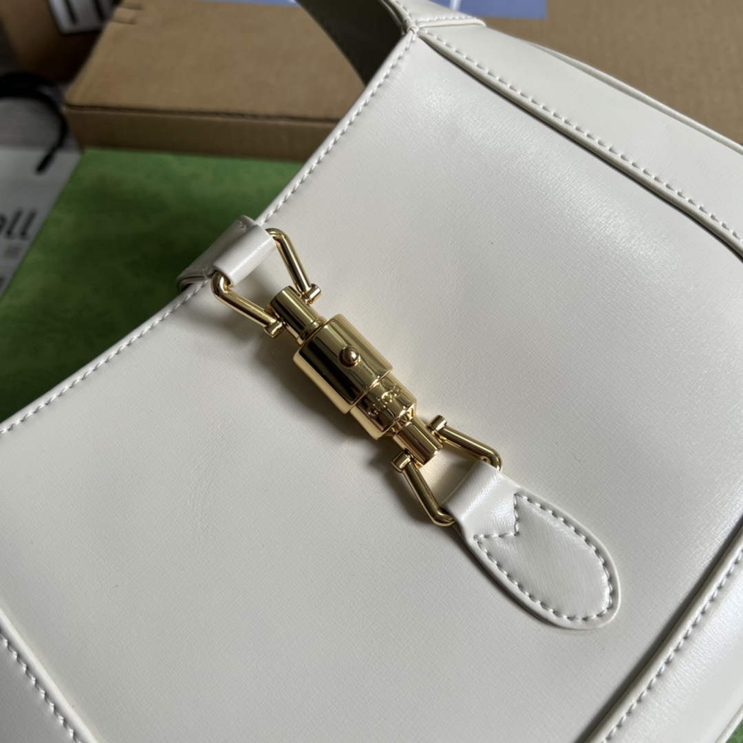 Gucci ‎636709 Jackie 1961 small shoulder bag beige leather