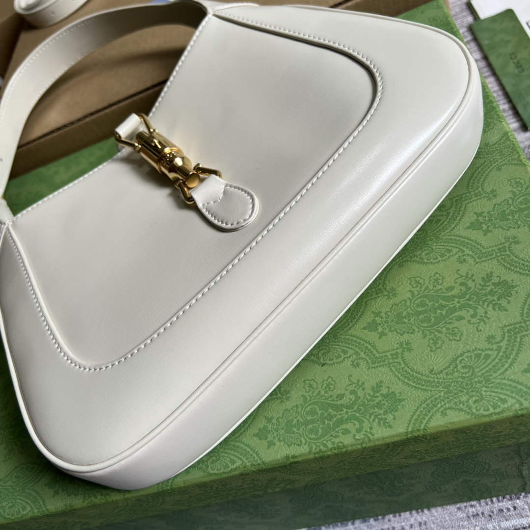 Gucci ‎636709 Jackie 1961 small shoulder bag beige leather