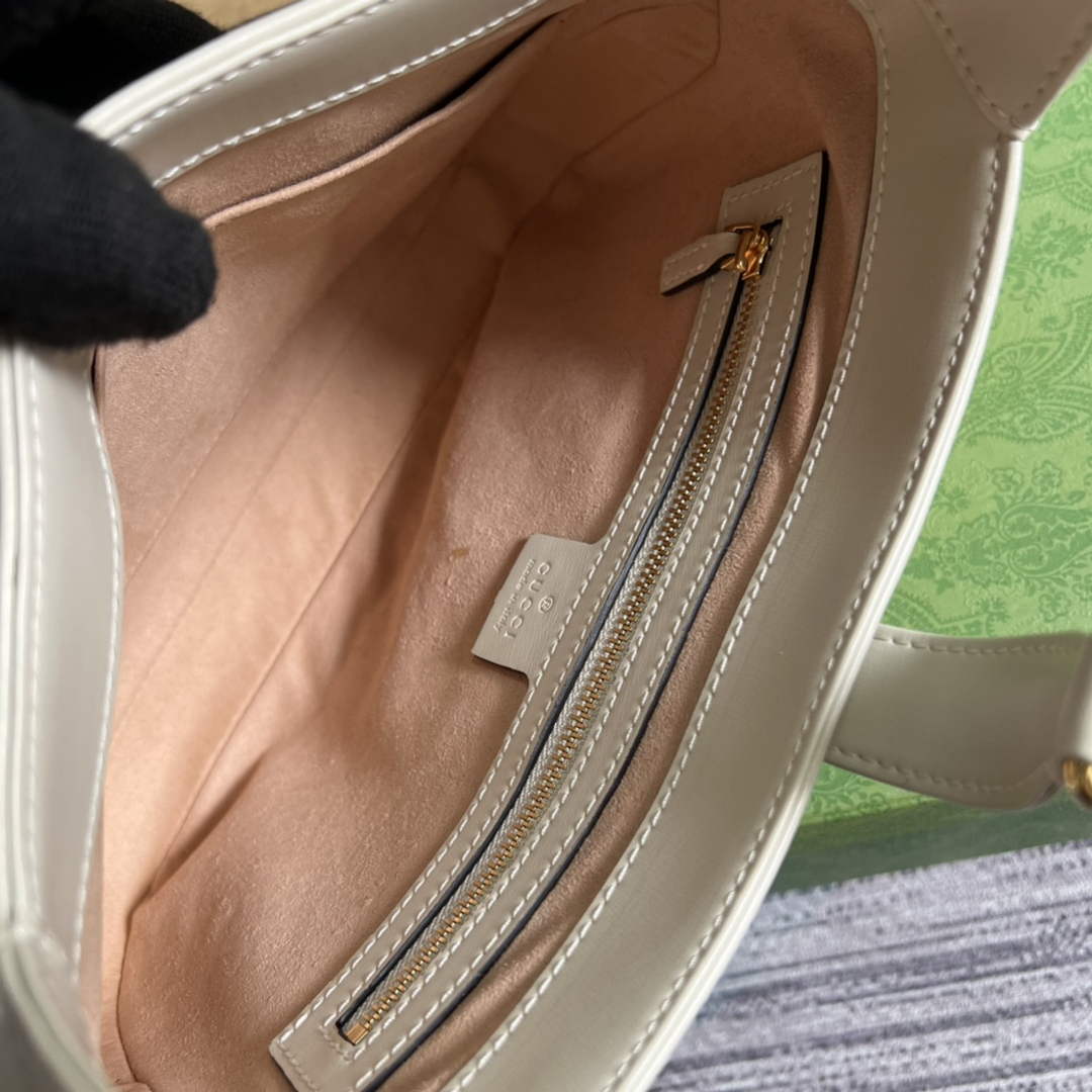 Gucci ‎636709 Jackie 1961 small shoulder bag beige leather