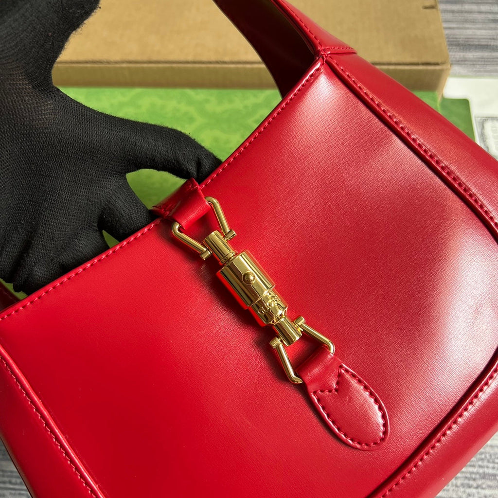 Gucci ‎636709 Jackie 1961 small shoulder bag red leather