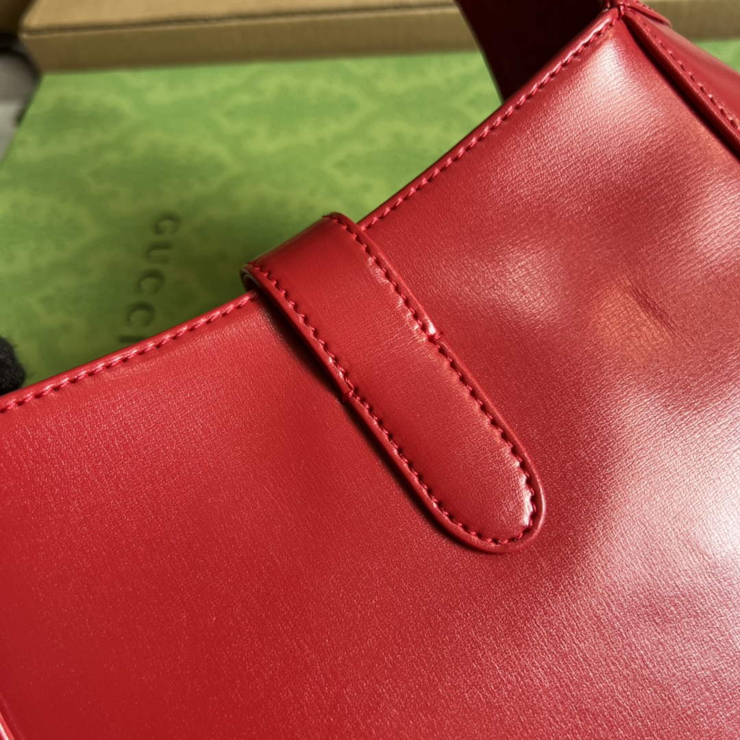 Gucci ‎636709 Jackie 1961 small shoulder bag red leather