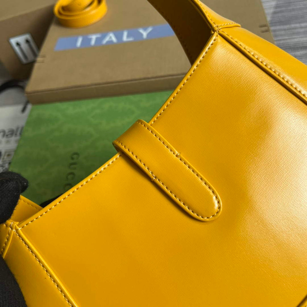 Gucci ‎636709 Jackie 1961 small shoulder bag yellow leather