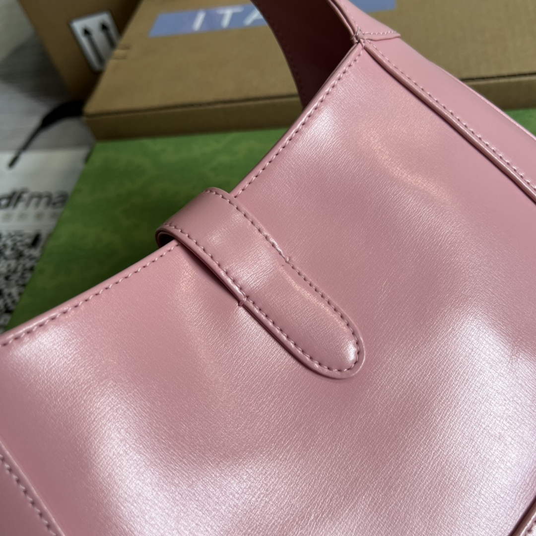 Gucci ‎636709 Jackie 1961 small shoulder bag Pink leather