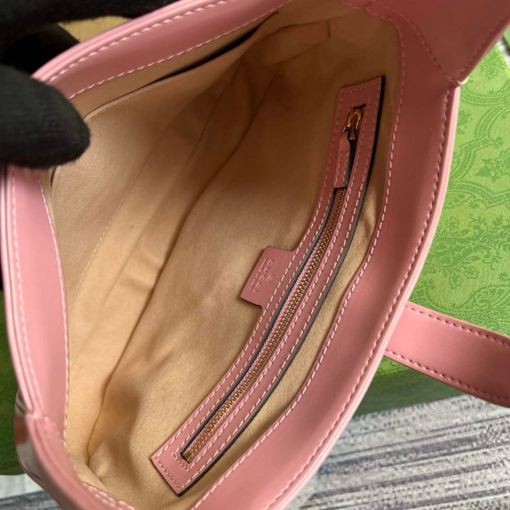 Gucci ‎636709 Jackie 1961 small shoulder bag Pink leather