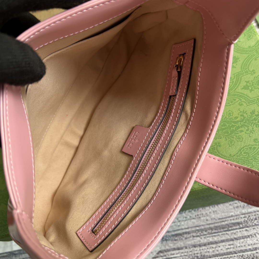 Gucci ‎636709 Jackie 1961 small shoulder bag Pink leather