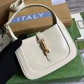 Gucci 637091 Jackie 1961 mini shoulder bag White leather