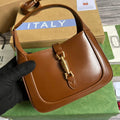 Gucci 637091 Jackie 1961 mini shoulder bag Brown leather