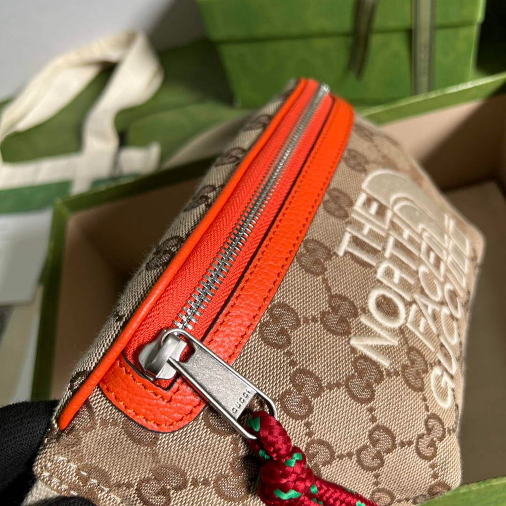 Gucci 650299 The North Face x Gucci belt bag Beige