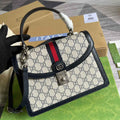 Gucci ‎‎‎‎651055 Ophidia small GG top handle bag blue