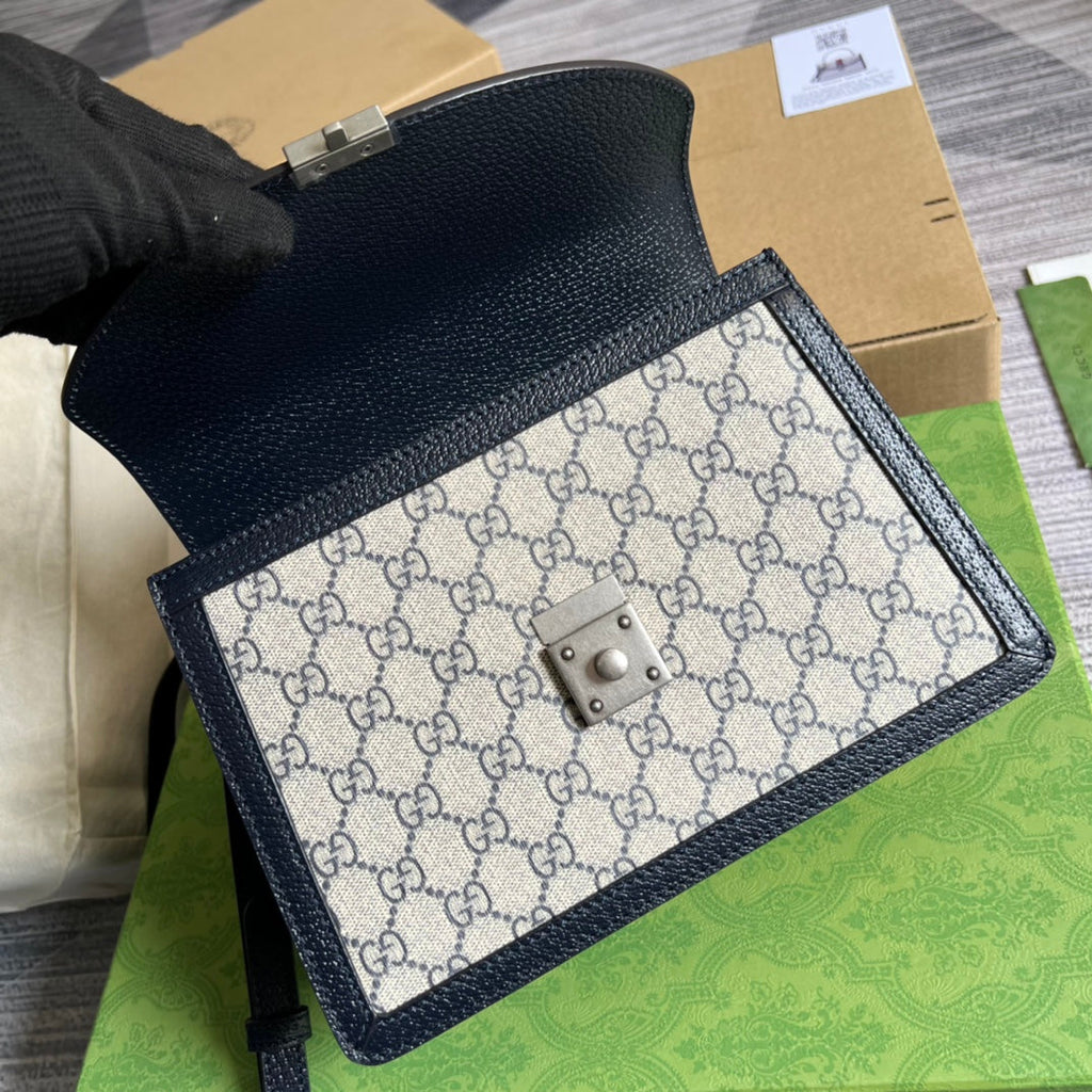 Gucci ‎‎‎‎651055 Ophidia small GG top handle bag blue