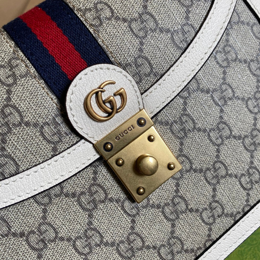 Gucci ‎‎‎‎651055 Ophidia small top handle bag white