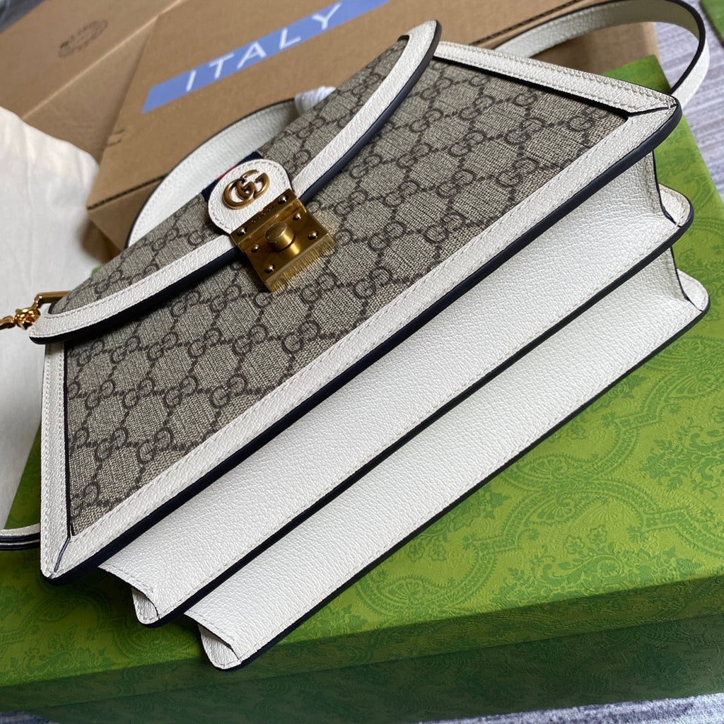 Gucci ‎‎‎‎651055 Ophidia small top handle bag white