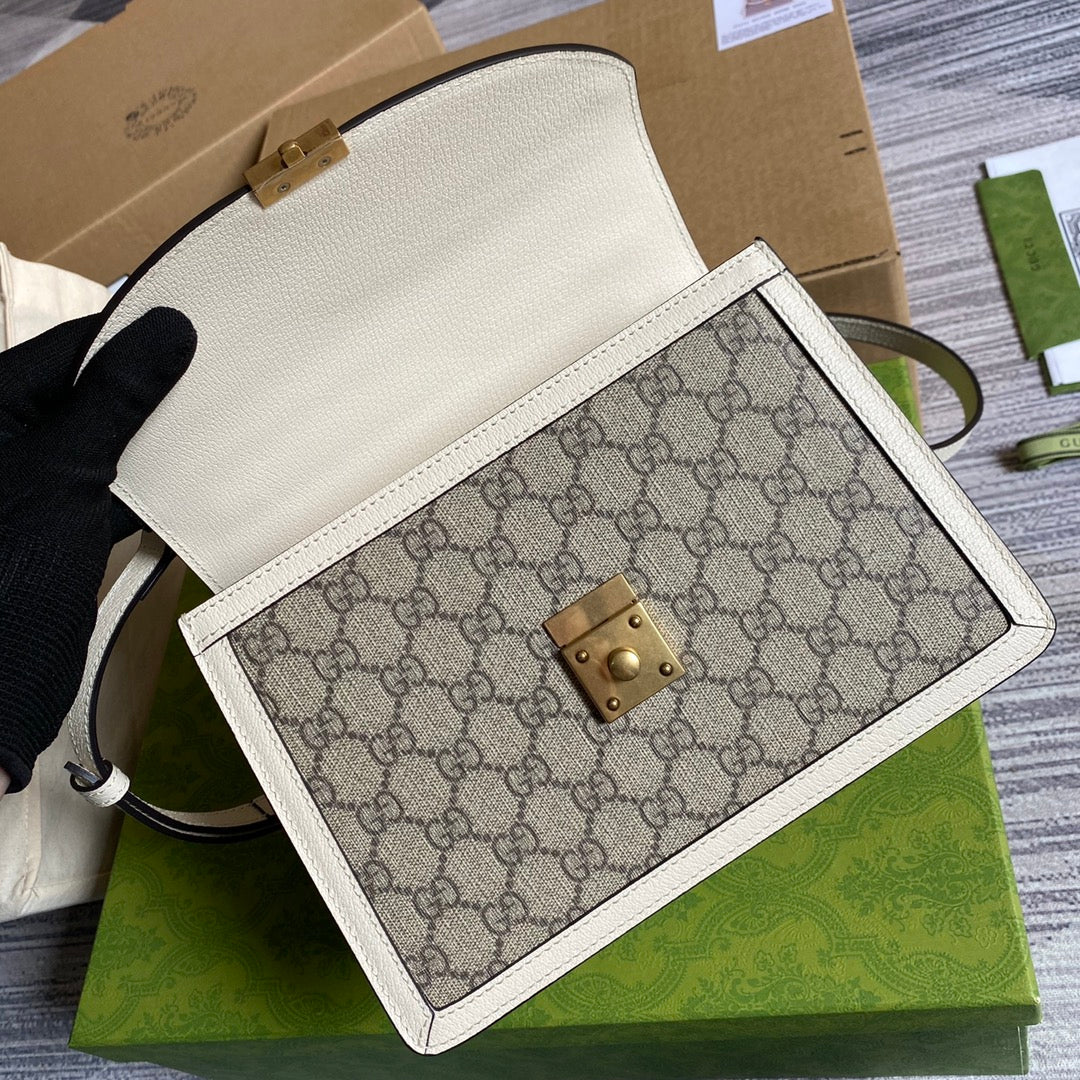 Gucci ‎‎‎‎651055 Ophidia small top handle bag white