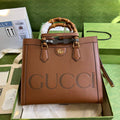 Gucci 655658 Diana medium top handle bag Brown leather