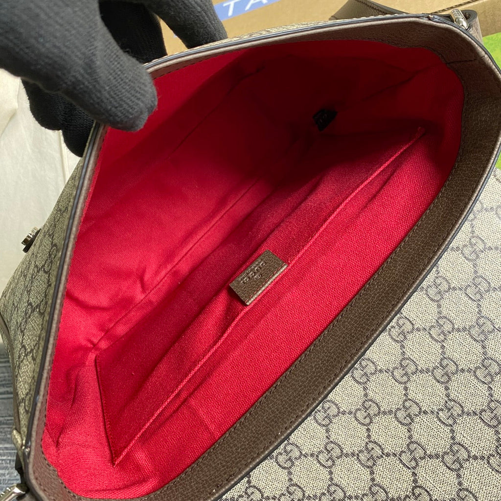 Gucci ‎‎658542 GG Messenger bag brown Supreme canvas